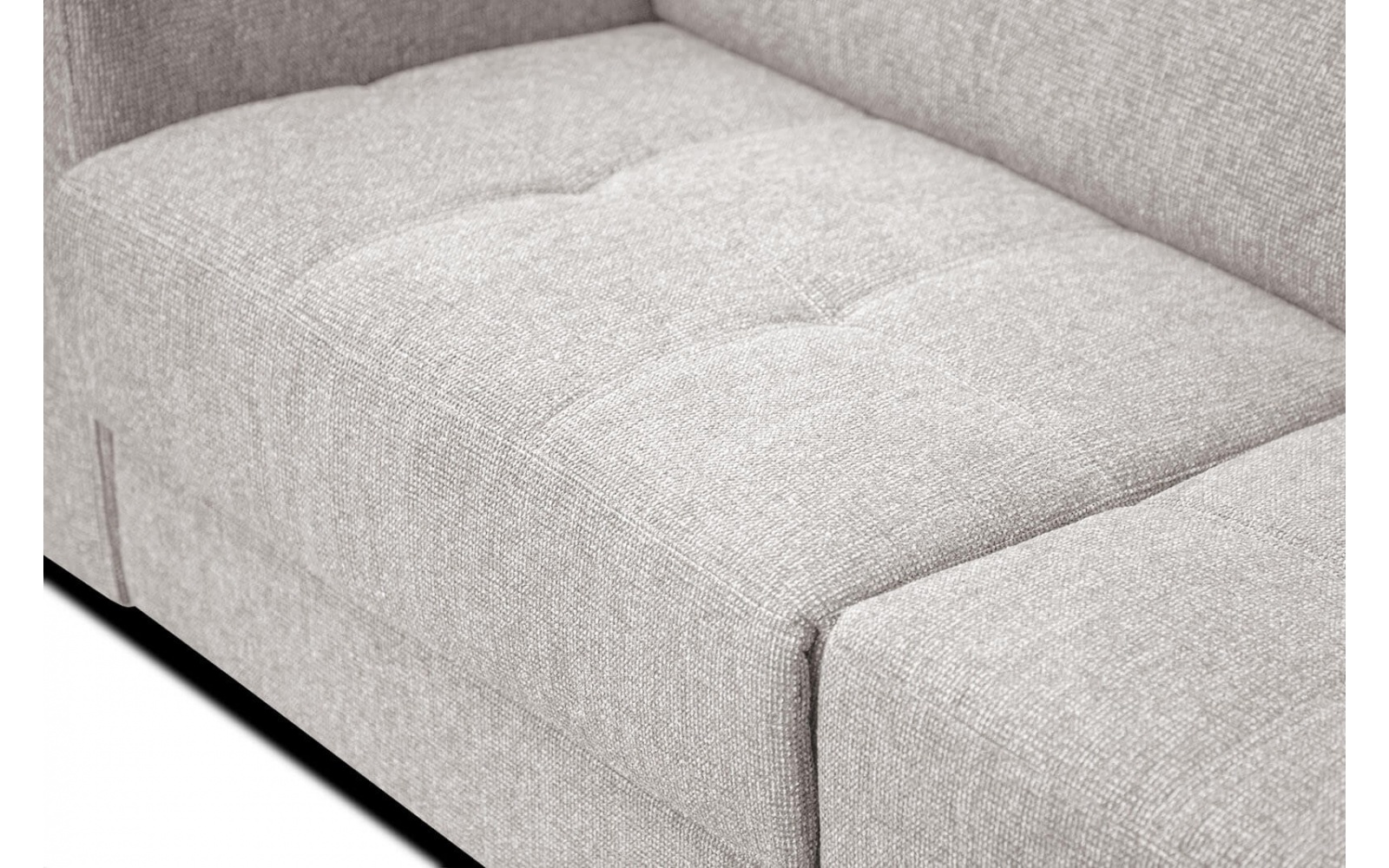 Ecksofa rechts mit verstellbaren Kopfstützen 5-Sitzer BERGO