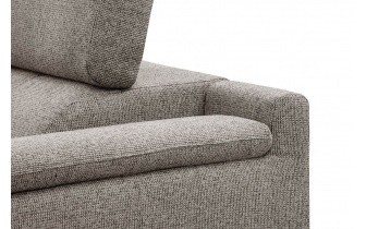 Ecksofa links mit verstellbaren Kopfstützen 5-Sitzer FIERO