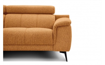 Ecksofa links mit verstellbaren Kopfstützen 5-Sitzer FIERO