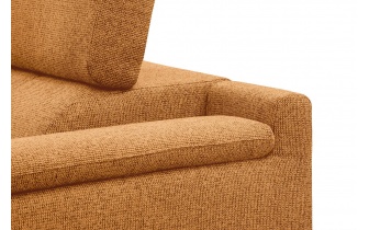 Ecksofa links mit verstellbaren Kopfstützen 5-Sitzer FIERO