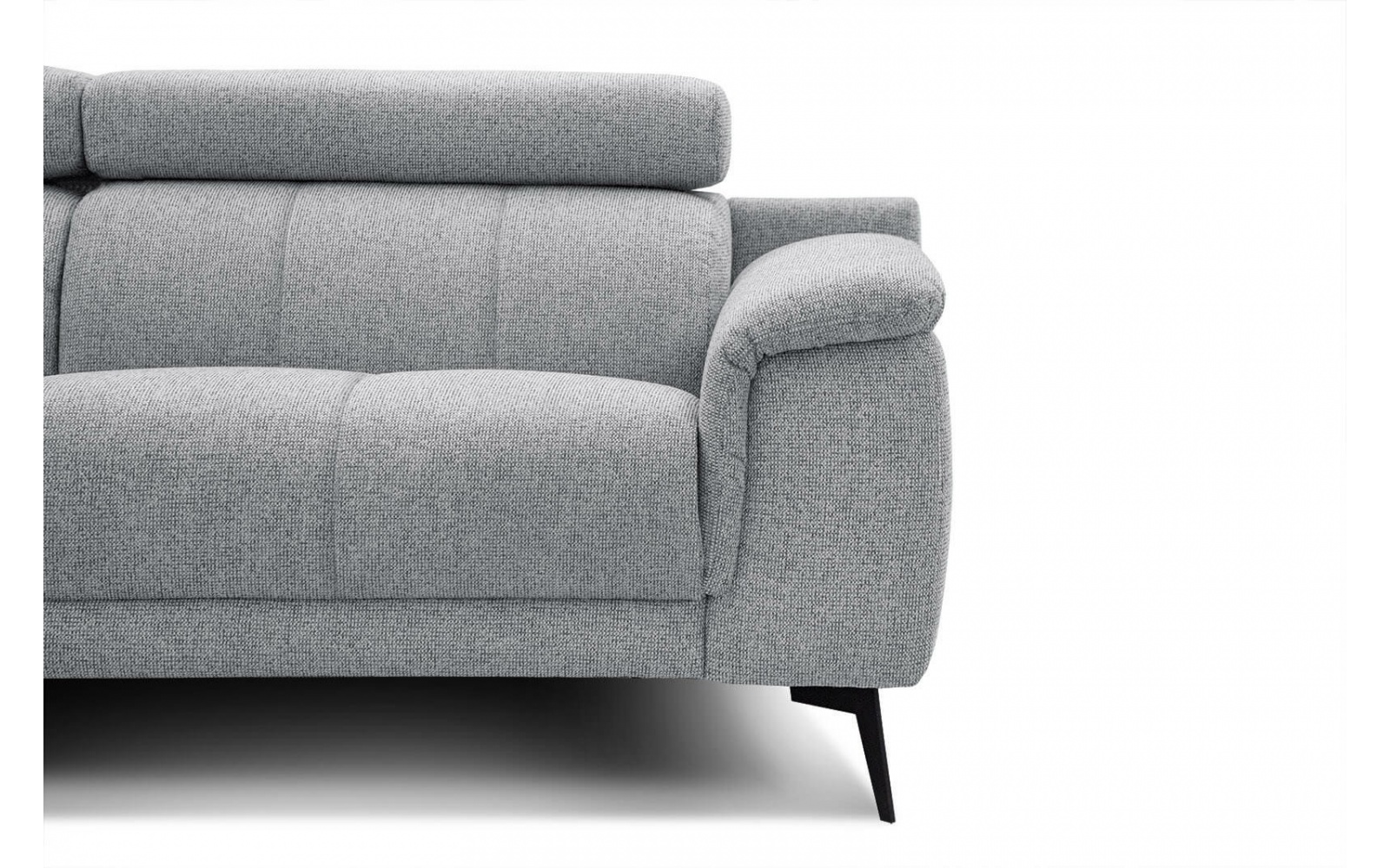 Ecksofa links mit verstellbaren Kopfstützen 5-Sitzer FIERO