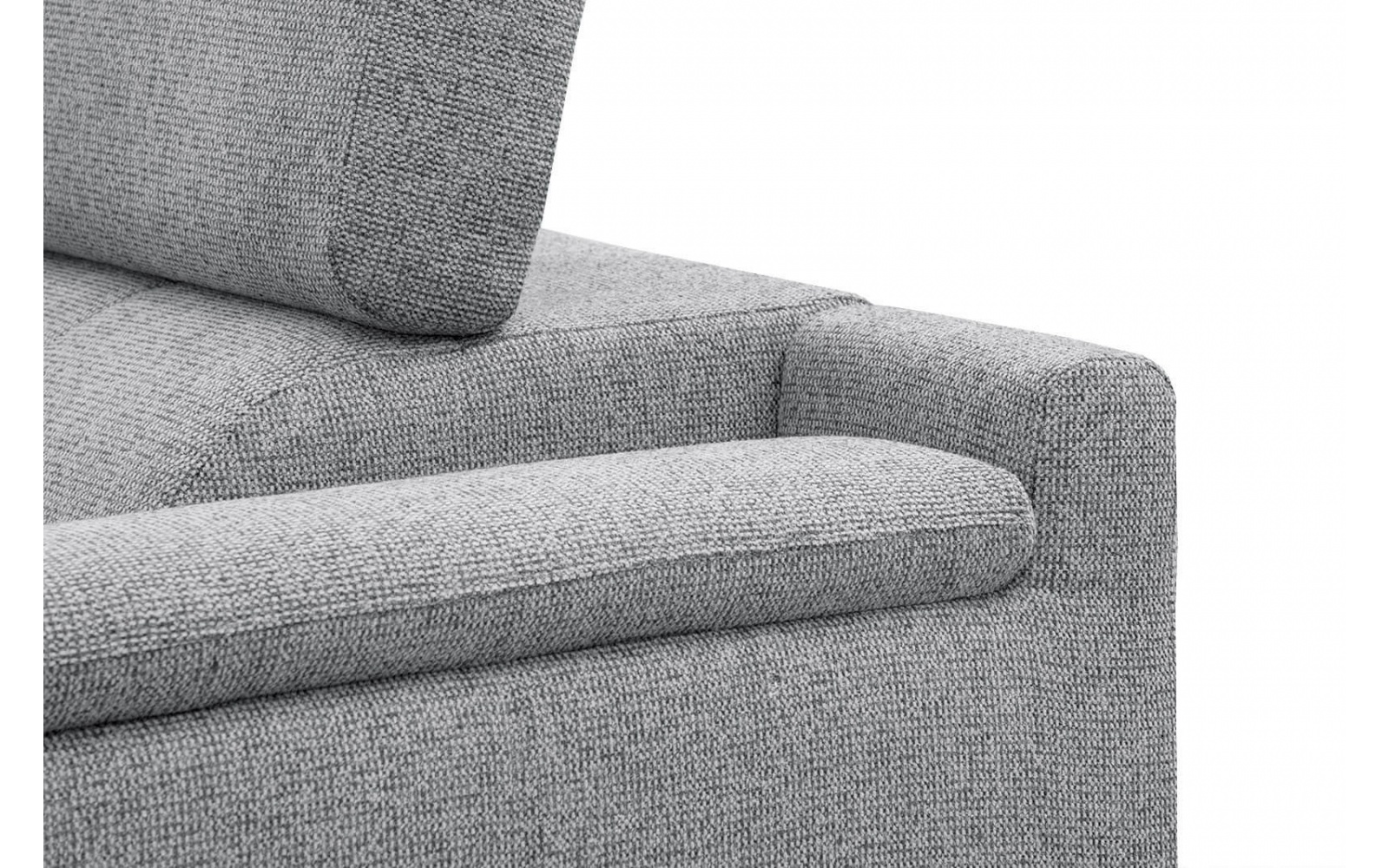 Ecksofa links mit verstellbaren Kopfstützen 5-Sitzer FIERO