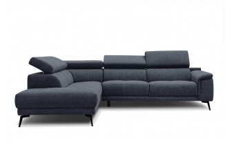 Ecksofa links mit verstellbaren Kopfstützen 5-Sitzer FIERO