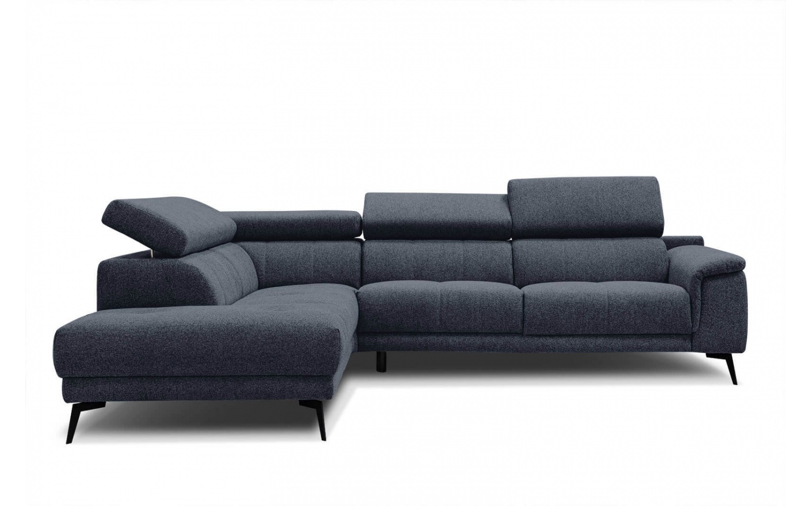 Ecksofa links mit verstellbaren Kopfstützen 5-Sitzer FIERO