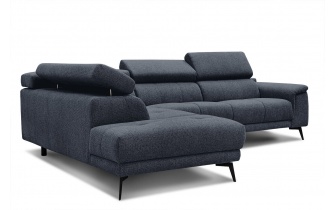 Ecksofa links mit verstellbaren Kopfstützen 5-Sitzer FIERO