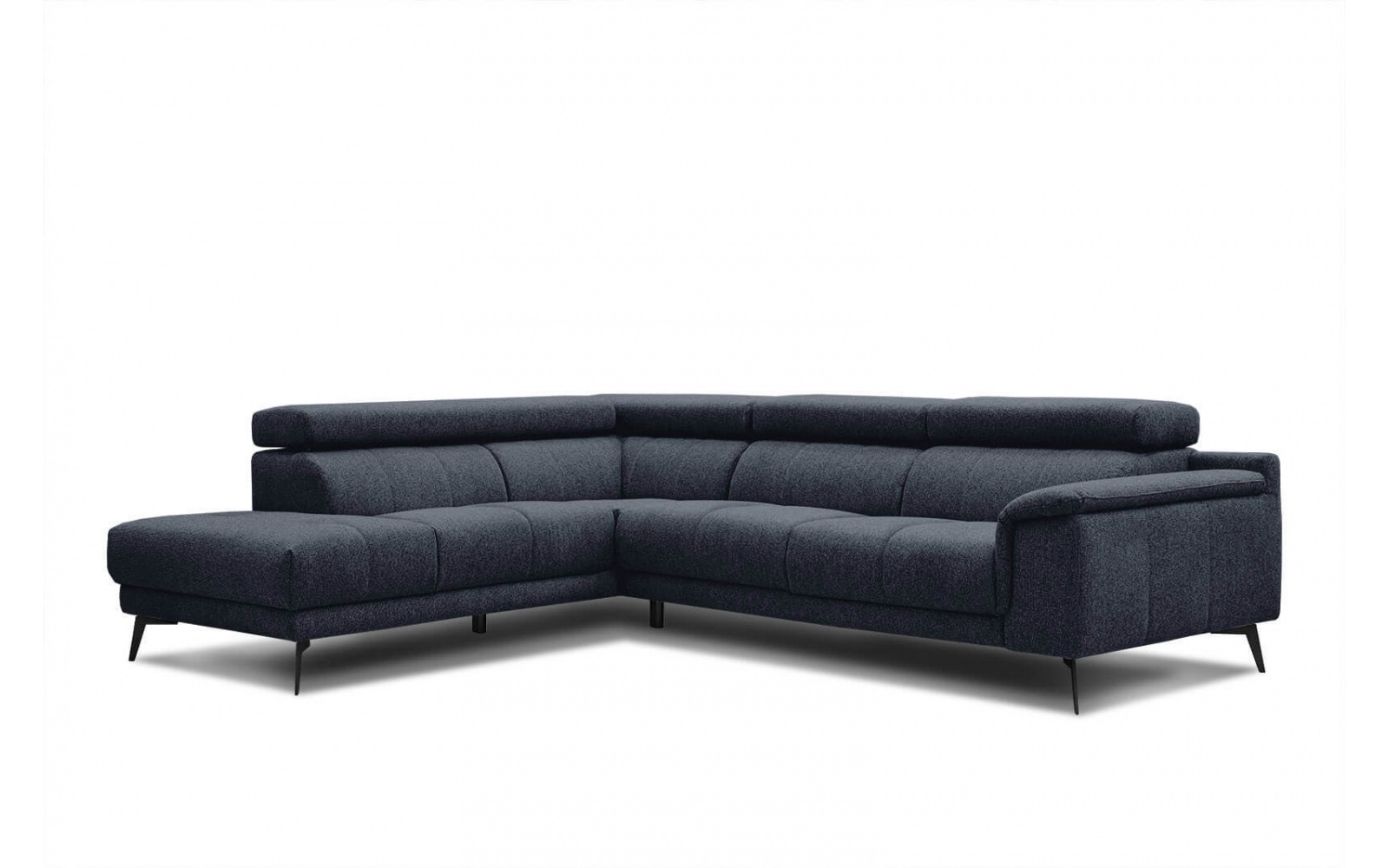 Ecksofa links mit verstellbaren Kopfstützen 5-Sitzer FIERO