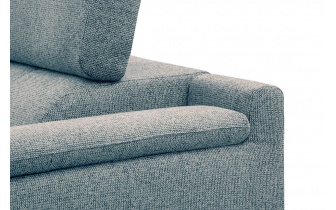 Ecksofa links mit verstellbaren Kopfstützen 5-Sitzer FIERO