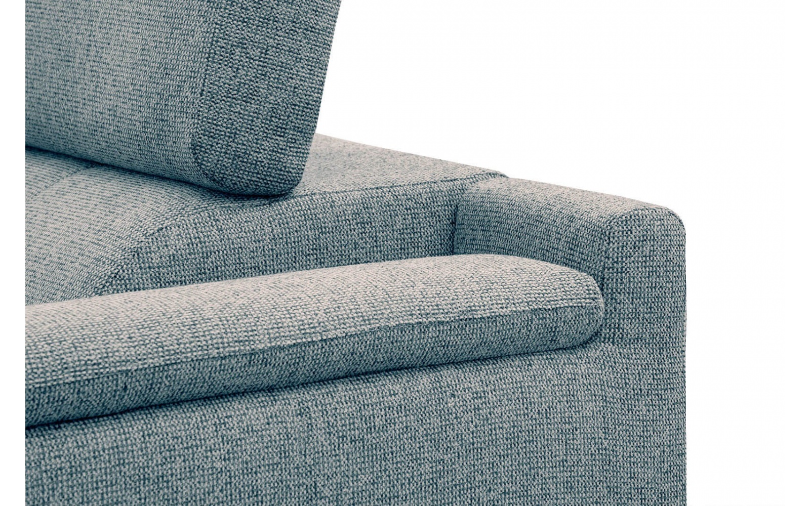 Ecksofa links mit verstellbaren Kopfstützen 5-Sitzer FIERO