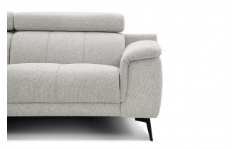 Ecksofa links mit verstellbaren Kopfstützen 5-Sitzer FIERO