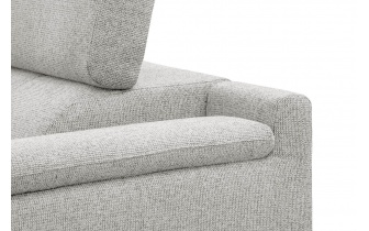 Ecksofa links mit verstellbaren Kopfstützen 5-Sitzer FIERO