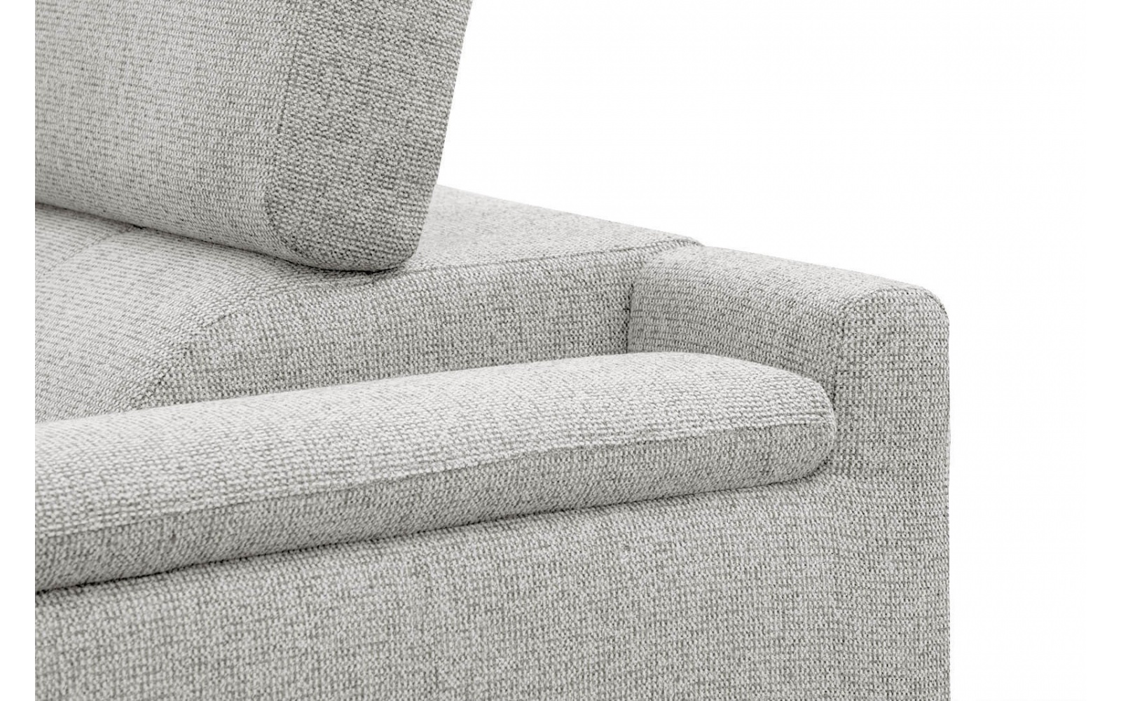 Ecksofa links mit verstellbaren Kopfstützen 5-Sitzer FIERO