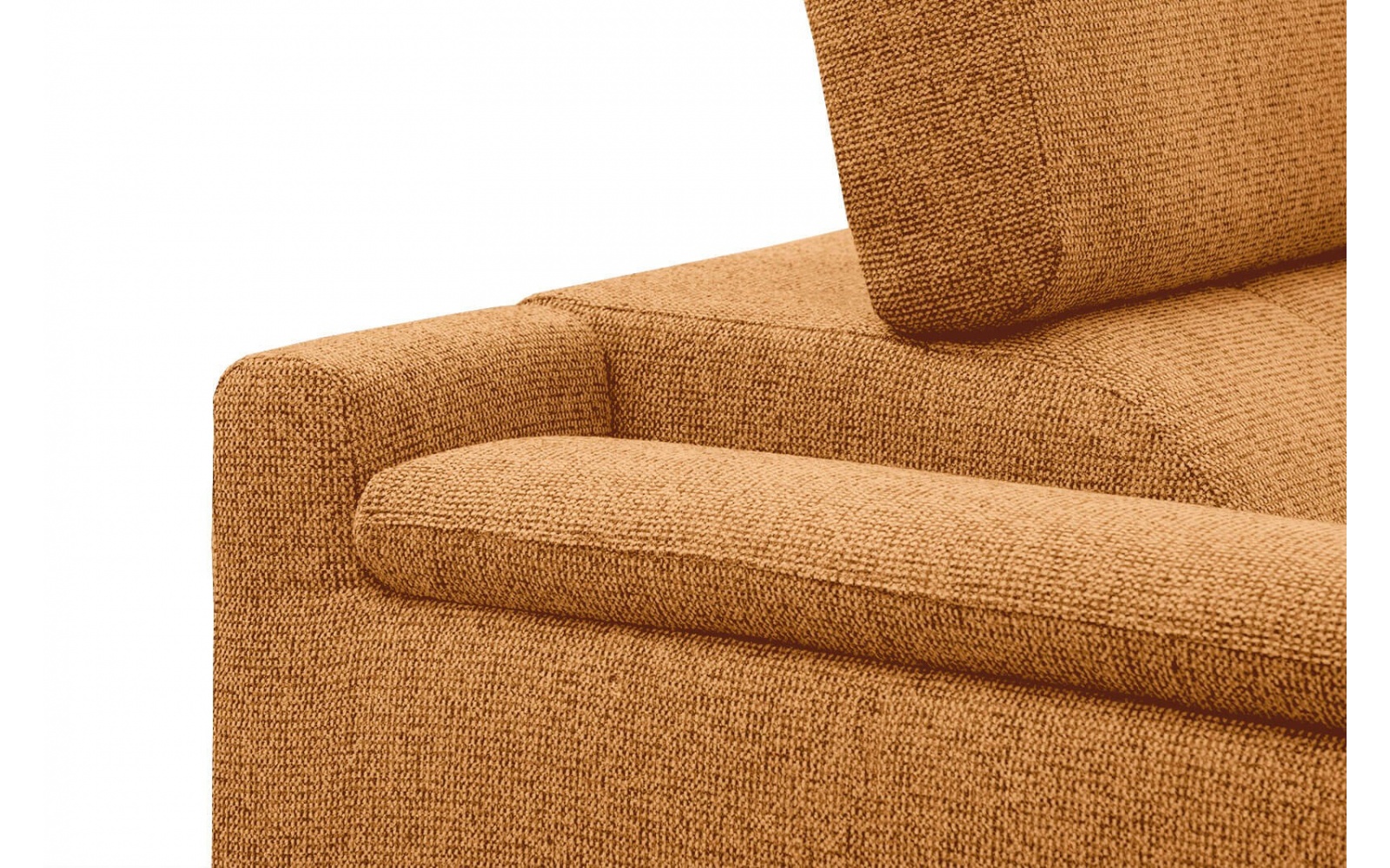 Ecksofa rechts mit verstellbaren Kopfstützen 5-Sitzer FIERO