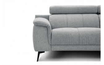 Ecksofa rechts mit verstellbaren Kopfstützen 5-Sitzer FIERO