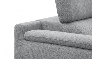 Ecksofa rechts mit verstellbaren Kopfstützen 5-Sitzer FIERO