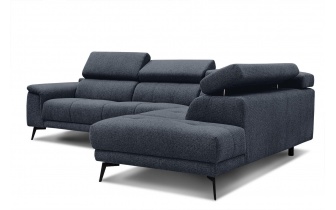 Ecksofa rechts mit verstellbaren Kopfstützen 5-Sitzer FIERO