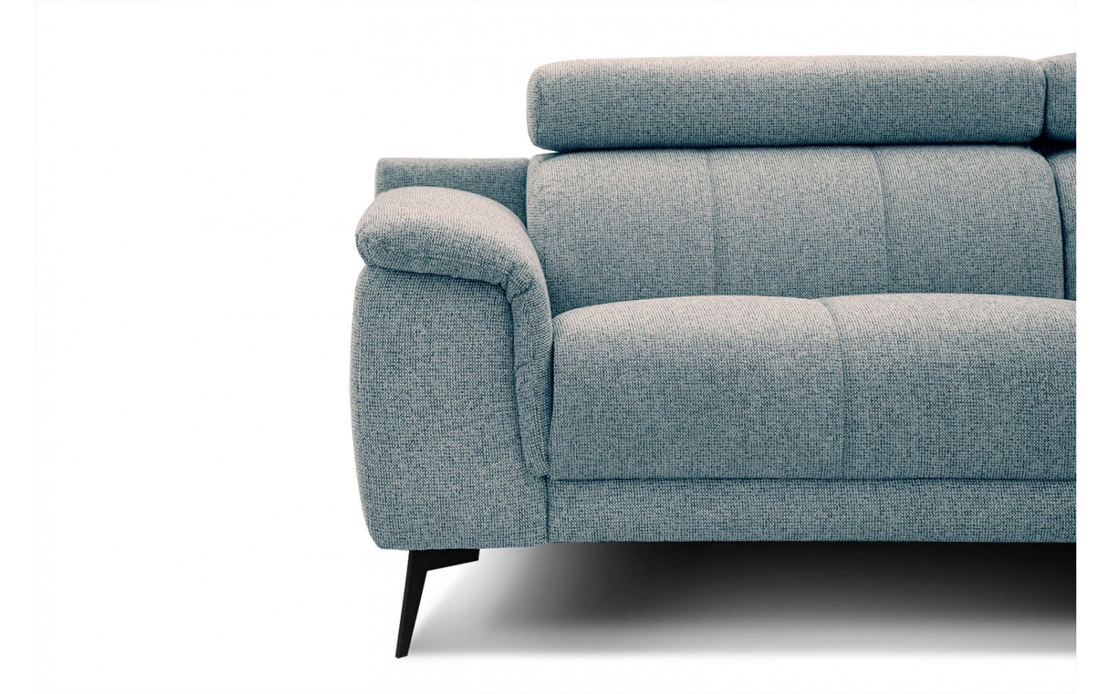 Ecksofa rechts mit verstellbaren Kopfstützen 5-Sitzer FIERO