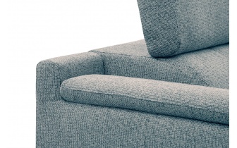 Ecksofa rechts mit verstellbaren Kopfstützen 5-Sitzer FIERO