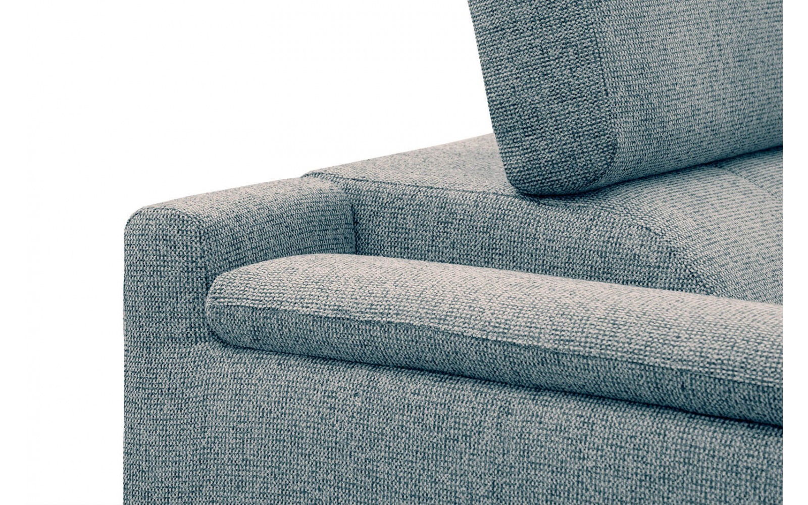 Ecksofa rechts mit verstellbaren Kopfstützen 5-Sitzer FIERO