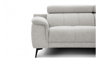 Ecksofa rechts mit verstellbaren Kopfstützen 5-Sitzer FIERO