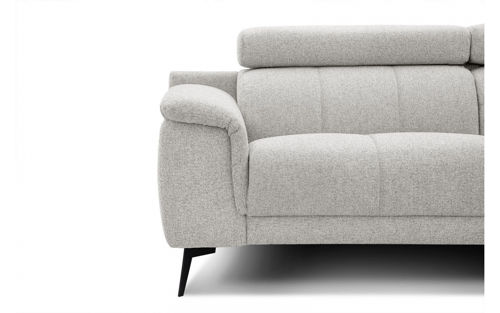 Ecksofa rechts mit verstellbaren Kopfstützen 5-Sitzer FIERO