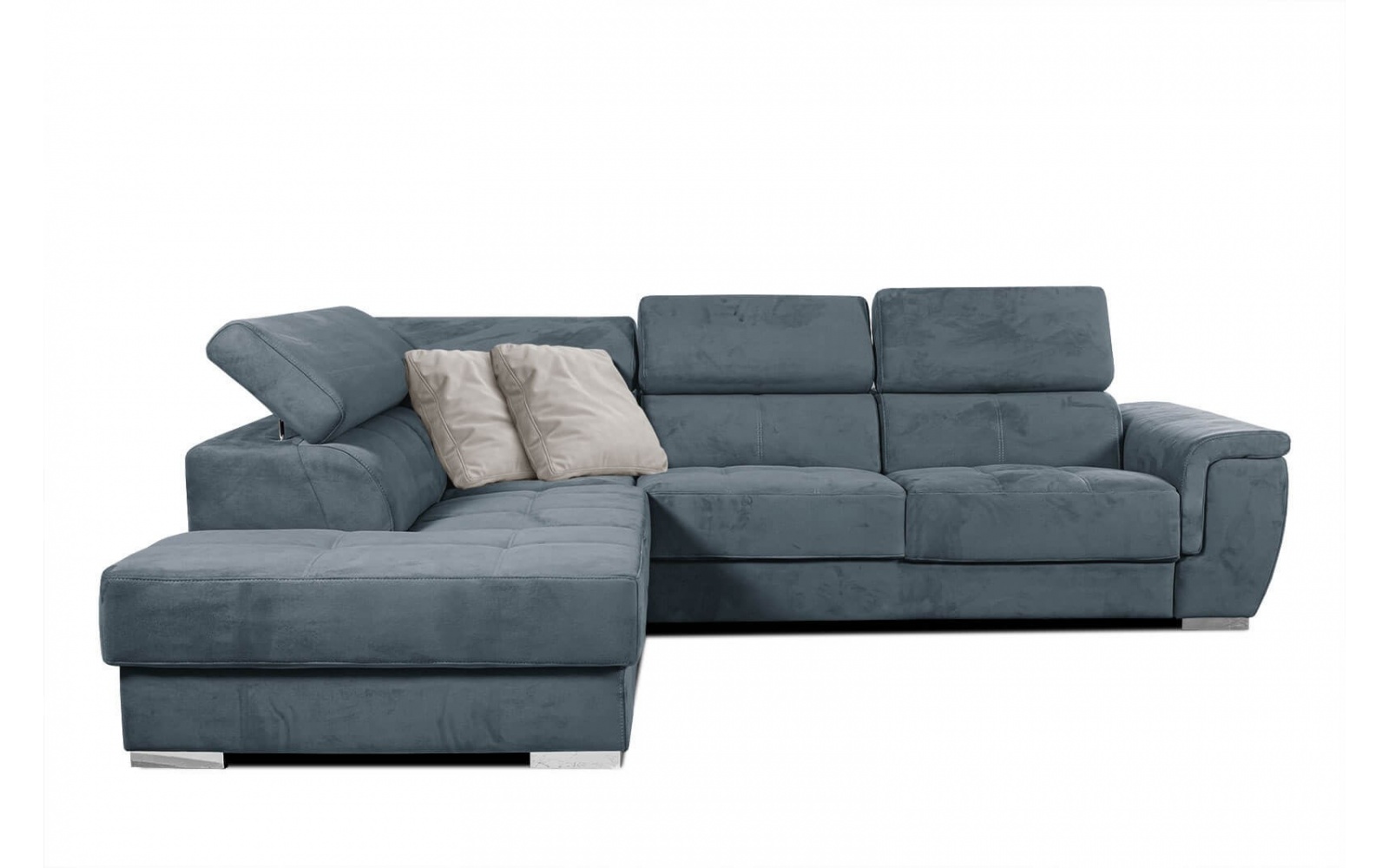 Ecksofa links mit verstellbaren Kopfstützen 5-Sitzer KELTE