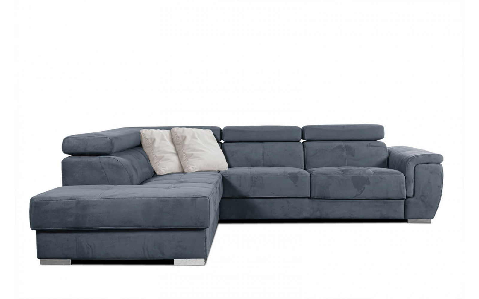 Ecksofa links mit verstellbaren Kopfstützen 5-Sitzer KELTE