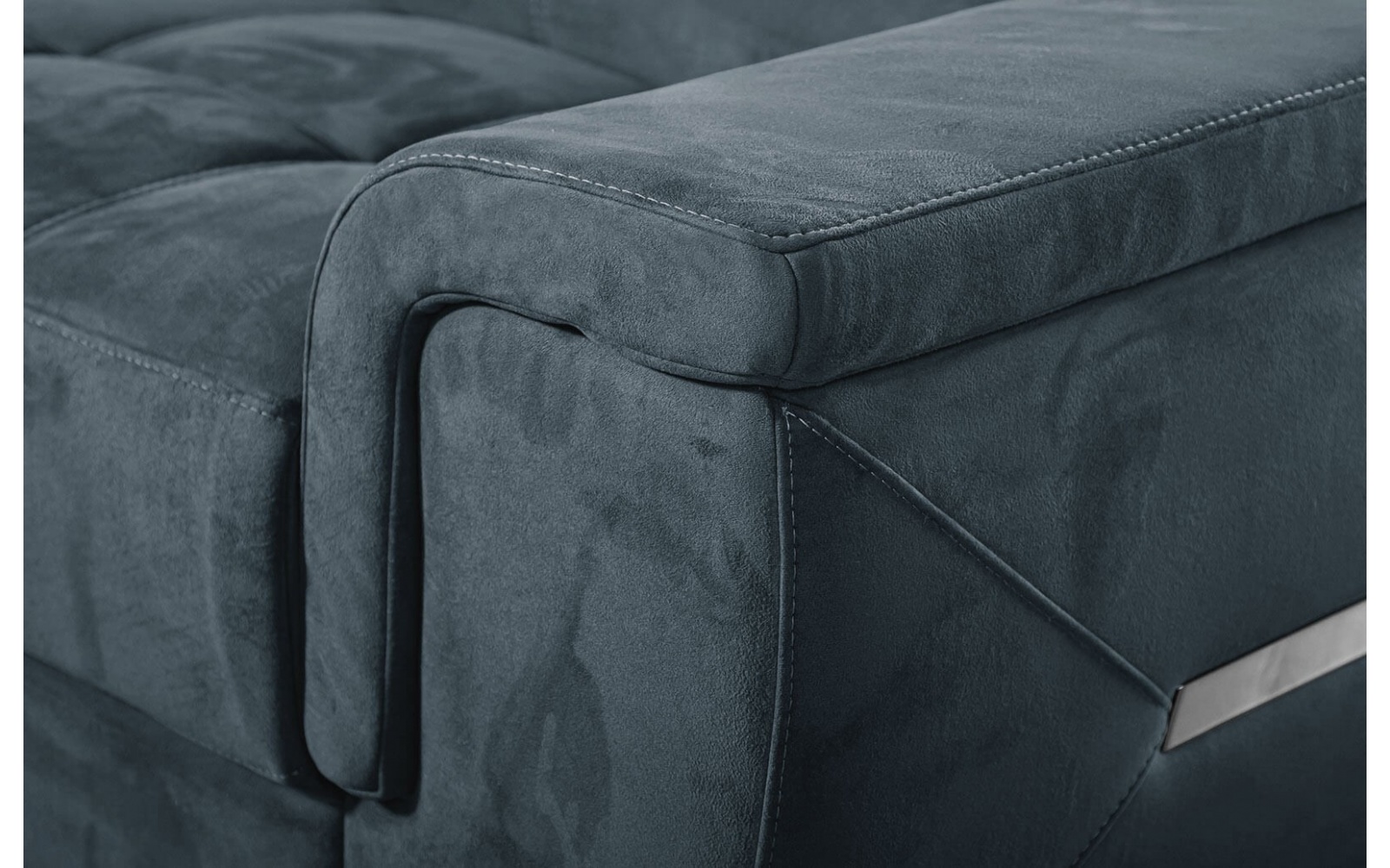 Ecksofa links mit verstellbaren Kopfstützen 5-Sitzer KELTE