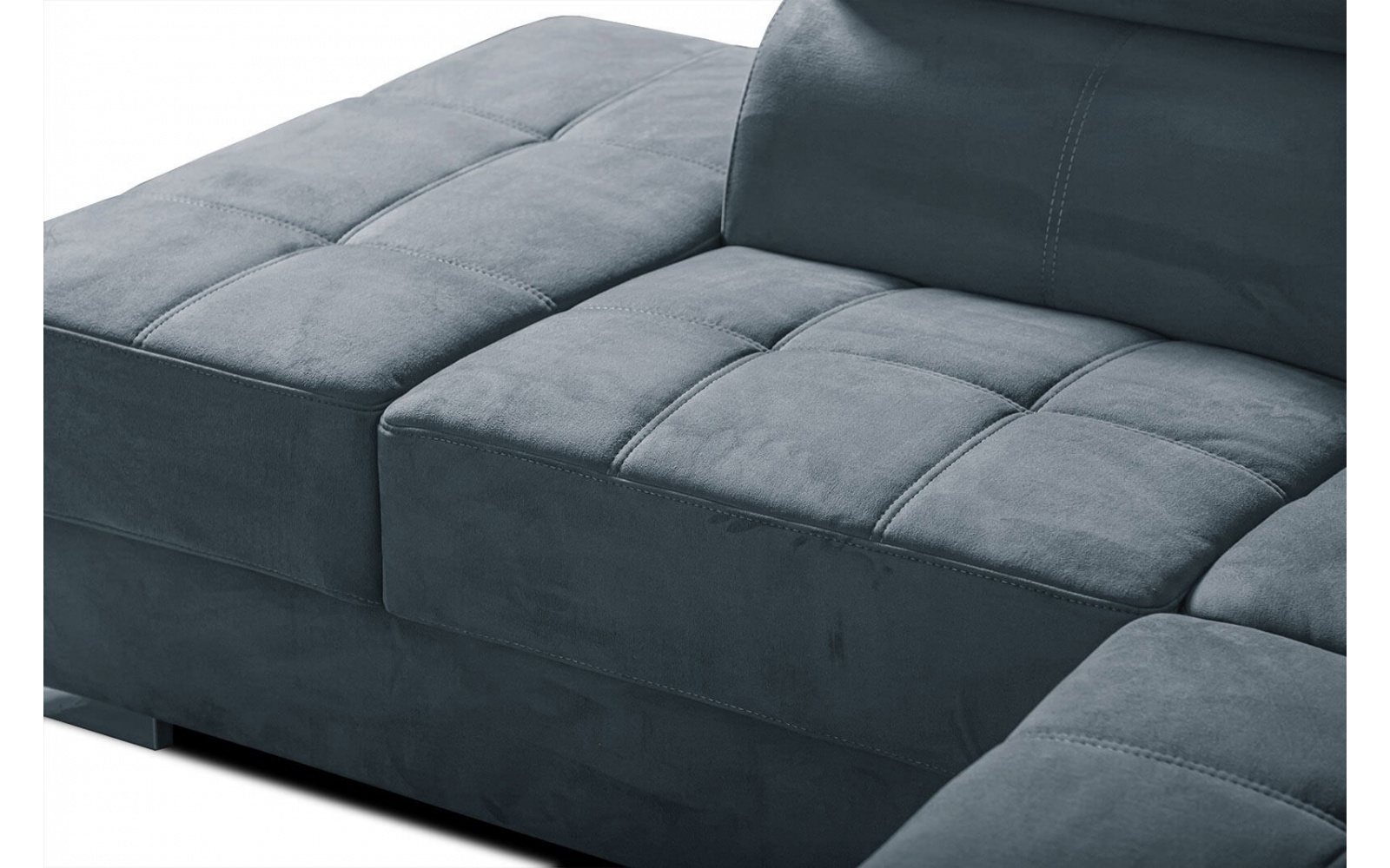 Ecksofa links mit verstellbaren Kopfstützen 5-Sitzer KELTE