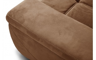 Ecksofa links mit verstellbaren Kopfstützen 5-Sitzer KELTE