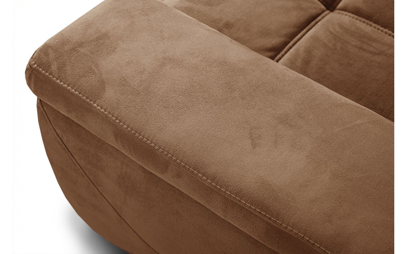 Ecksofa links mit verstellbaren Kopfstützen 5-Sitzer KELTE