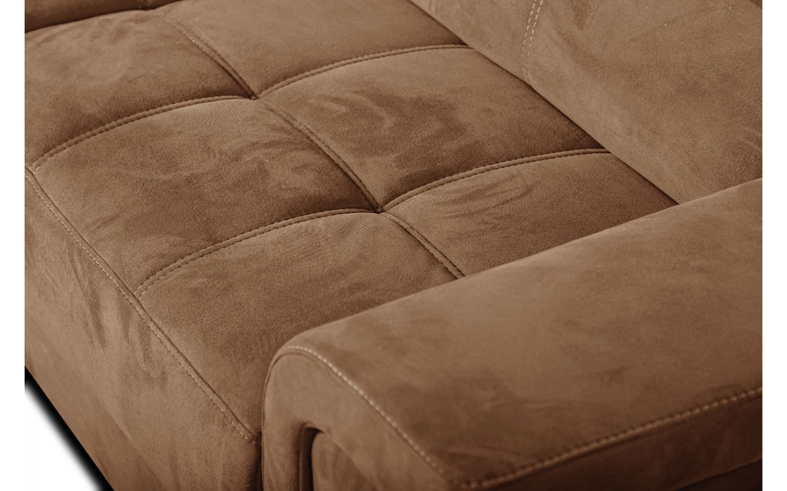 Ecksofa links mit verstellbaren Kopfstützen 5-Sitzer KELTE