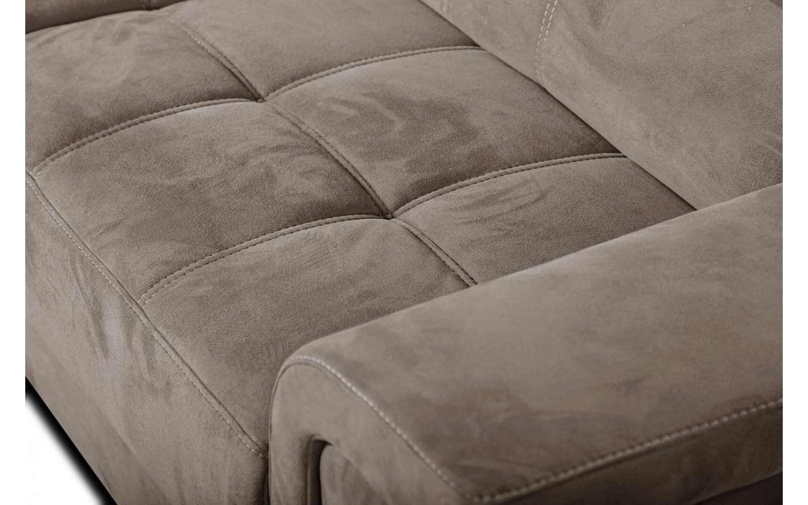 Ecksofa links mit verstellbaren Kopfstützen 5-Sitzer KELTE