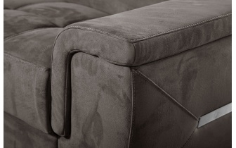 Ecksofa links mit verstellbaren Kopfstützen 5-Sitzer KELTE