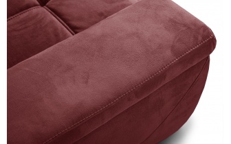 Ecksofa rechts mit verstellbaren Kopfstützen 5-Sitzer KELTE