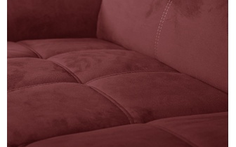 Ecksofa rechts mit verstellbaren Kopfstützen 5-Sitzer KELTE