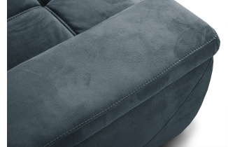 Ecksofa rechts mit verstellbaren Kopfstützen 5-Sitzer KELTE