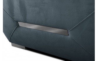 Ecksofa rechts mit verstellbaren Kopfstützen 5-Sitzer KELTE