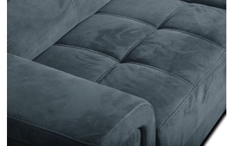 Ecksofa rechts mit verstellbaren Kopfstützen 5-Sitzer KELTE