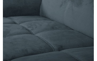 Ecksofa rechts mit verstellbaren Kopfstützen 5-Sitzer KELTE