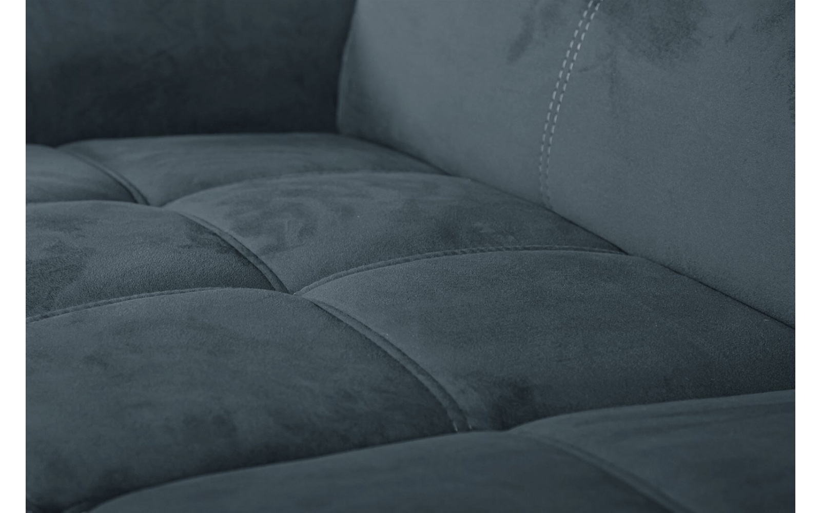 Ecksofa rechts mit verstellbaren Kopfstützen 5-Sitzer KELTE