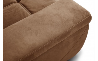 Ecksofa rechts mit verstellbaren Kopfstützen 5-Sitzer KELTE