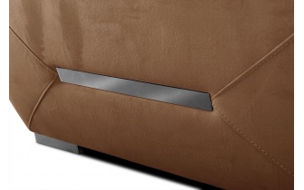 Ecksofa rechts mit verstellbaren Kopfstützen 5-Sitzer KELTE