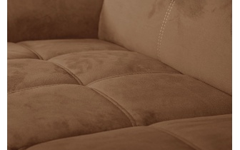 Ecksofa rechts mit verstellbaren Kopfstützen 5-Sitzer KELTE