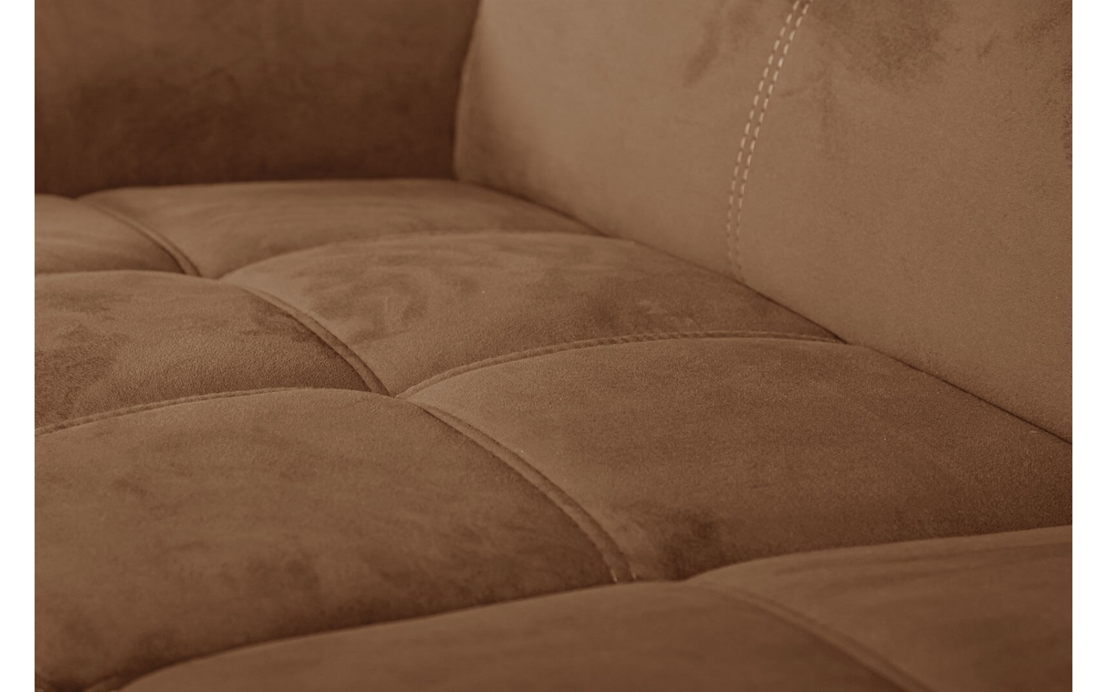 Ecksofa rechts mit verstellbaren Kopfstützen 5-Sitzer KELTE