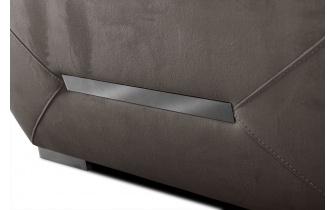 Ecksofa rechts mit verstellbaren Kopfstützen 5-Sitzer KELTE