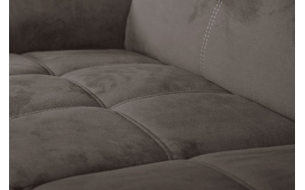 Ecksofa rechts mit verstellbaren Kopfstützen 5-Sitzer KELTE