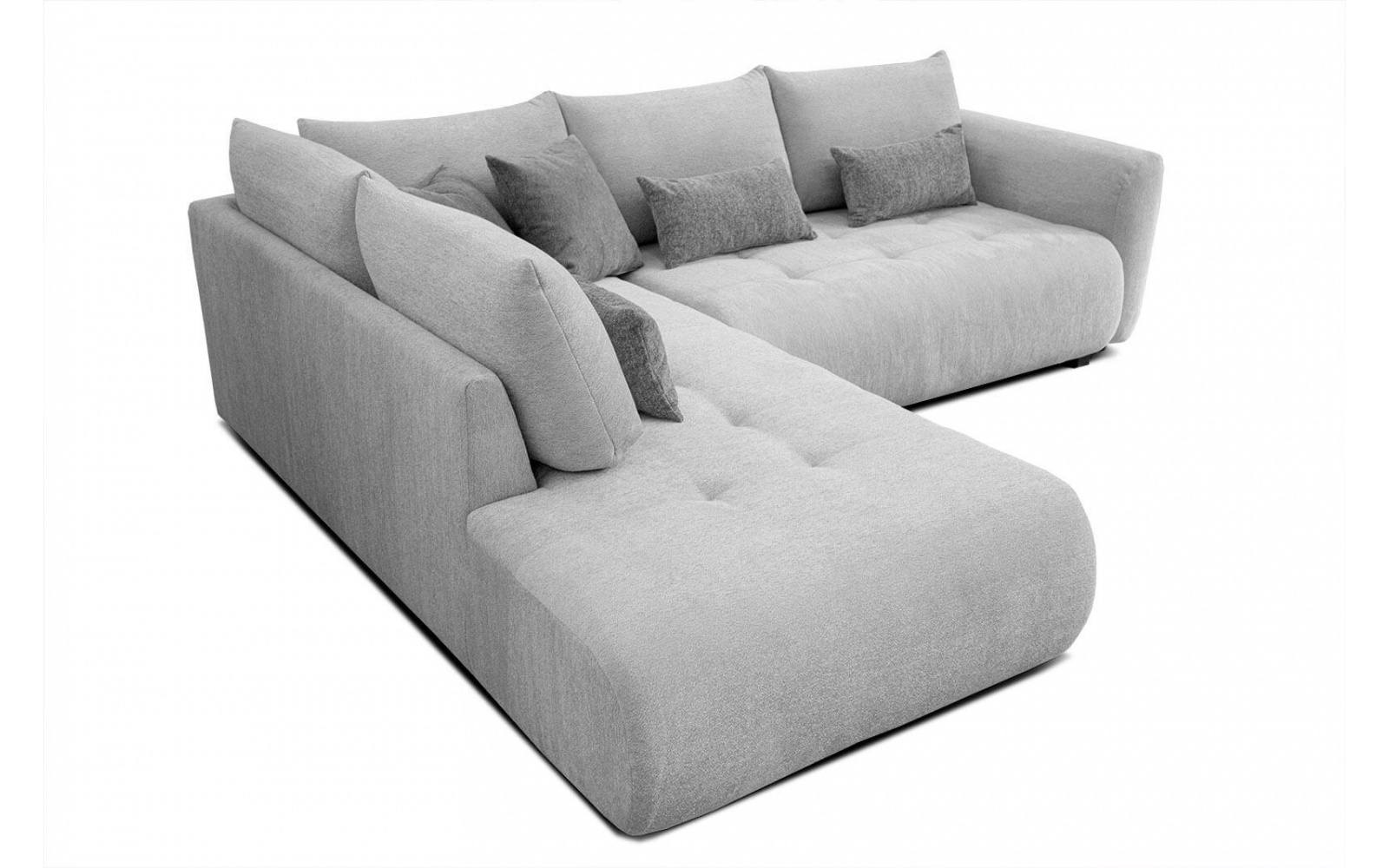 Ecksofa links mit Schlaffunktion 5-Sitzer SORENO