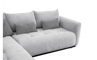 Ecksofa links mit Schlaffunktion 5-Sitzer SORENO