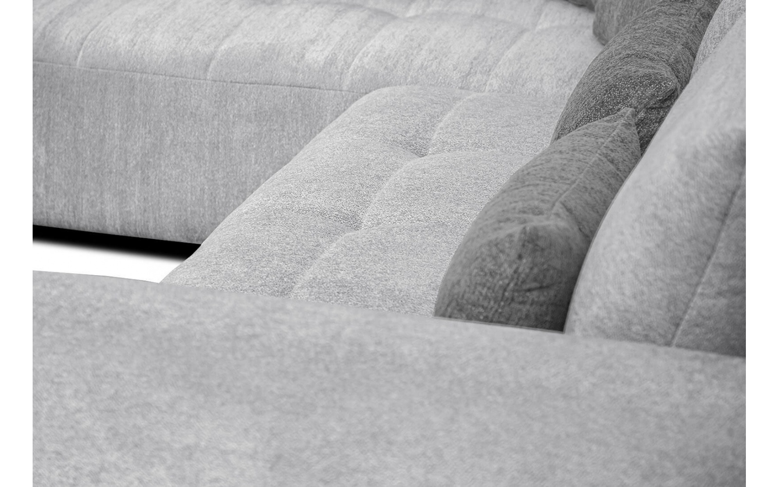 Ecksofa links mit Schlaffunktion 5-Sitzer SORENO