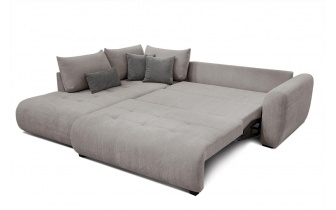 Ecksofa links mit Schlaffunktion 5-Sitzer SORENO